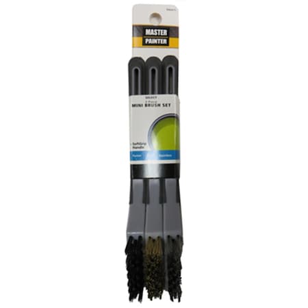 Allway AMB Master Painter Mini Brush Set, 3PK 846475